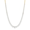 Thumbnail Image 1 of 3 CT. T.W. Certified Lab-Grown Diamond Graduating Bead Necklace in 14K Gold (F/SI2)