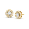 Thumbnail Image 1 of 5/8 CT. T.W. Certified Lab-Grown Diamond Frame Stud Earrings in 14K Gold (F/SI2)