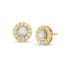 Thumbnail Image 0 of 5/8 CT. T.W. Certified Lab-Created Diamond Frame Stud Earrings in 14K Gold (F/SI2)