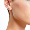 Thumbnail Image 2 of 5/8 CT. T.W. Certified Lab-Grown Diamond Frame Stud Earrings in 14K Gold (F/SI2)