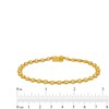 Thumbnail Image 4 of 1-1/3 CT. T.W. Certified Lab-Grown Diamond Spaced Line Bracelet in 10K Gold (I/I1)
