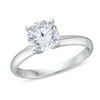 Thumbnail Image 0 of 1-1/2 CT. Certified Lab-Created Diamond Solitaire Engagement Ring in 14K White Gold (I/SI2)