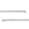 Thumbnail Image 3 of 1 CT. T.W. Multi-Diamond Cascading Line Bracelet in Sterling Silver - 7.25"