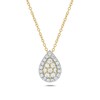 Thumbnail Image 1 of 1/2 CT. T.W. Pear Multi-Diamond Teardrop Pendant in 10K Gold