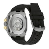 Thumbnail Image 3 of Men's Bulova Maquina Marc Anthony Gold-Tone IP Chronograph Silicone Strap Watch with Grey Skeleton Dial (Model: 98A310)