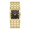 Thumbnail Image 0 of Men's Bulova Quadra Marc Anthony Diamond Accent Gold-Tone Watch with Black Square Dial (Model: 97D132)