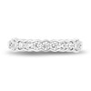 Thumbnail Image 3 of Enchanted Disney Cinderella 1/2 CT. T.W. Diamond Band in 14K White Gold