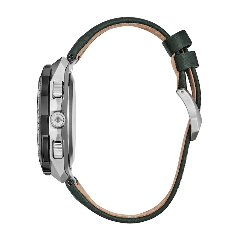 Main Image 2 of Men's Citizen Eco-Drive® Promaster Air Skyhawk A-T Chronograph Green Strap Watch with Green Dial (Model: JY8147-01X)