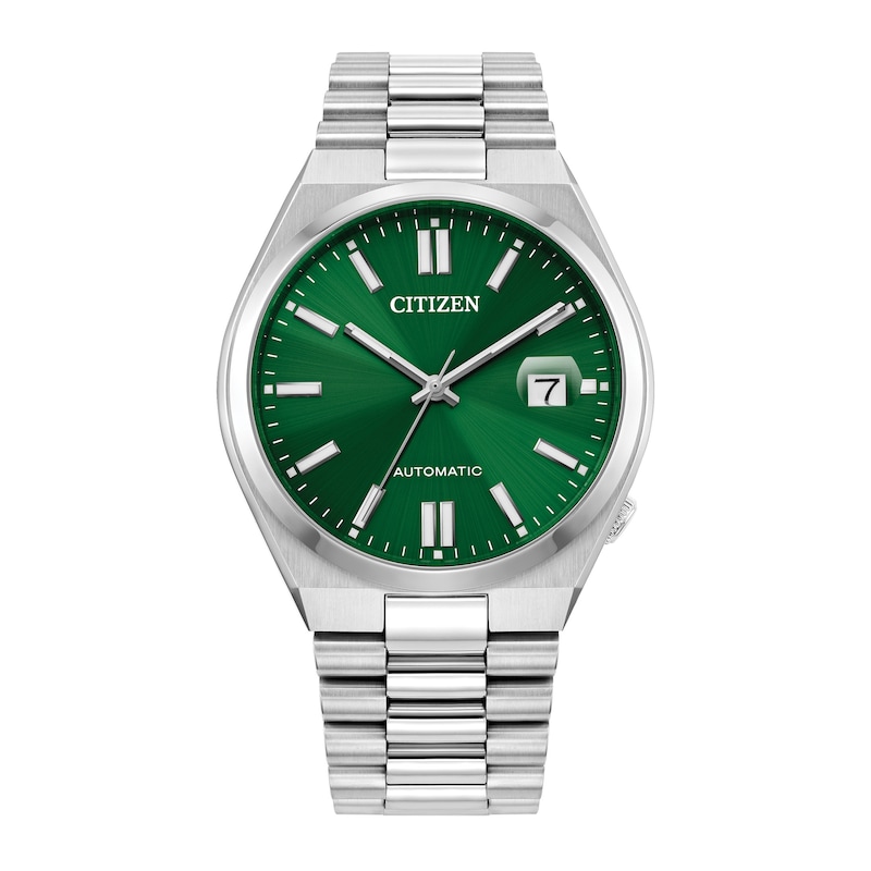 Main Image 1 of Men's Citizen Tsuyosa Collection Automatic Watch with Green Sunray Dial (Model: NJ0150-56X)