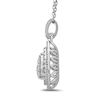 Thumbnail Image 2 of 1/2 CT. T.W. Pear Multi-Diamond Teardrop Pendant in 10K White Gold