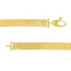 Thumbnail Image 3 of 6.3mm Bismark Chain Bracelet in Hollow 10K Gold - 7.5"