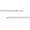 Thumbnail Image 3 of 4.0mm Rope Chain Necklace in Solid Sterling Silver  - 22"