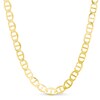 Thumbnail Image 1 of Men's 7.7mm Mariner Chain Necklace in Solid 14K Gold - 22"