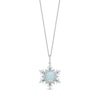 Thumbnail Image 1 of Collector’s Edition Enchanted Disney Frozen 10th Anniversary Snowflake Pendant in Sterling Silver