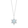 Thumbnail Image 0 of Collector’s Edition Enchanted Disney Frozen 10th Anniversary Snowflake Pendant in Sterling Silver