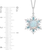 Thumbnail Image 2 of Collector’s Edition Enchanted Disney Frozen 10th Anniversary Snowflake Pendant in Sterling Silver