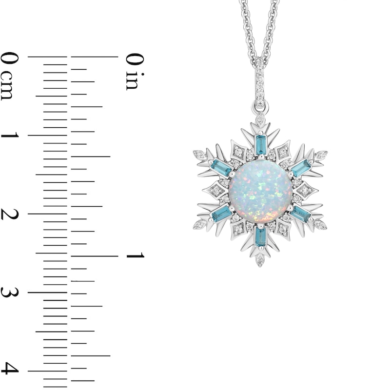 Main Image 3 of Collector’s Edition Enchanted Disney Frozen 10th Anniversary Snowflake Pendant in Sterling Silver