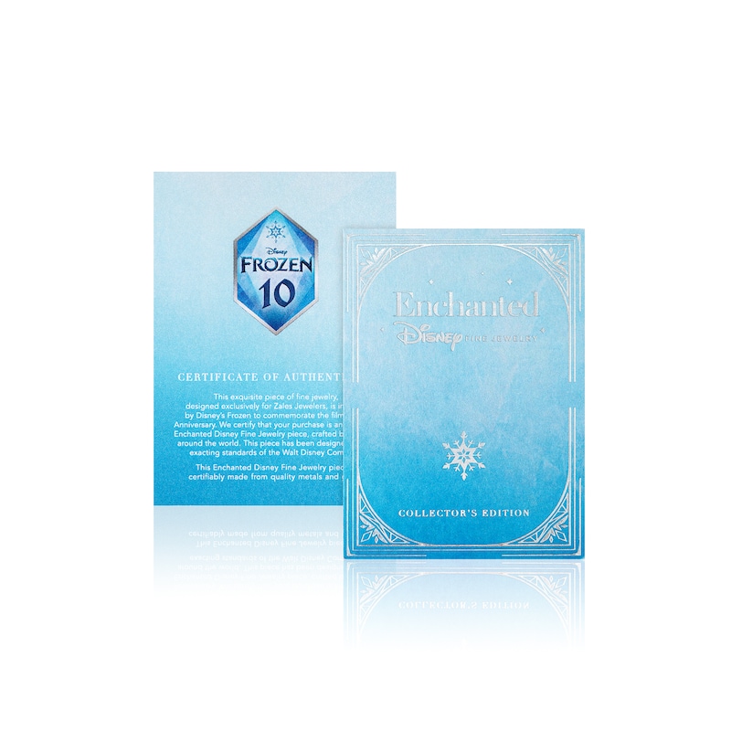 Main Image 5 of Collector’s Edition Enchanted Disney Frozen 10th Anniversary Snowflake Pendant in Sterling Silver