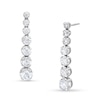 Thumbnail Image 1 of 1-1/2 CT. T.W. Journey Lab-Grown Diamond Drop Earrings in 14K White Gold (F/SI2)