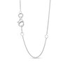 Thumbnail Image 3 of 1 CT. T.W. Journey Certified Lab-Grown Diamond Curved Bar Necklace in 14K White Gold (F/SI2)