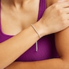 Thumbnail Image 2 of 1/4 CT. T.W. Diamond Miracle Bolo Bracelet in Sterling Silver - 9.75"