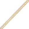 Thumbnail Image 1 of Hollow 7.0mm Diamond-Cut Chain Bracelet in 14K Gold - 7.5”