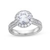 Thumbnail Image 1 of 3 CT. T.W. Certified Lab-Grown Diamond Frame Engagement Ring in 14K White Gold (F/VS2)