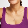 Thumbnail Image 2 of 7.0mm Freshwater Cultured Pearl Dangle Pendant in 10K White Gold