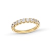 Thumbnail Image 1 of 1 CT. T.W. Diamond Scallop Edge Ten Stone Anniversary Band in 14K Gold