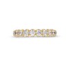 Thumbnail Image 4 of 1 CT. T.W. Diamond Scallop Edge Ten Stone Anniversary Band in 14K Gold