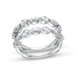 1-1/2 CT. T.W. Marquise-Cut Certified Lab-Created Diamond Alternating Enhancer in 14K White Gold (F/VS2)
