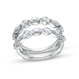 1-1/2 CT. T.W. Marquise-Cut Certified Lab-Grown Diamond Alternating Enhancer in 14K White Gold (F/VS2)