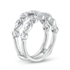 Thumbnail Image 2 of 1-1/2 CT. T.W. Marquise-Cut Certified Lab-Grown Diamond Alternating Enhancer in 14K White Gold (F/VS2)