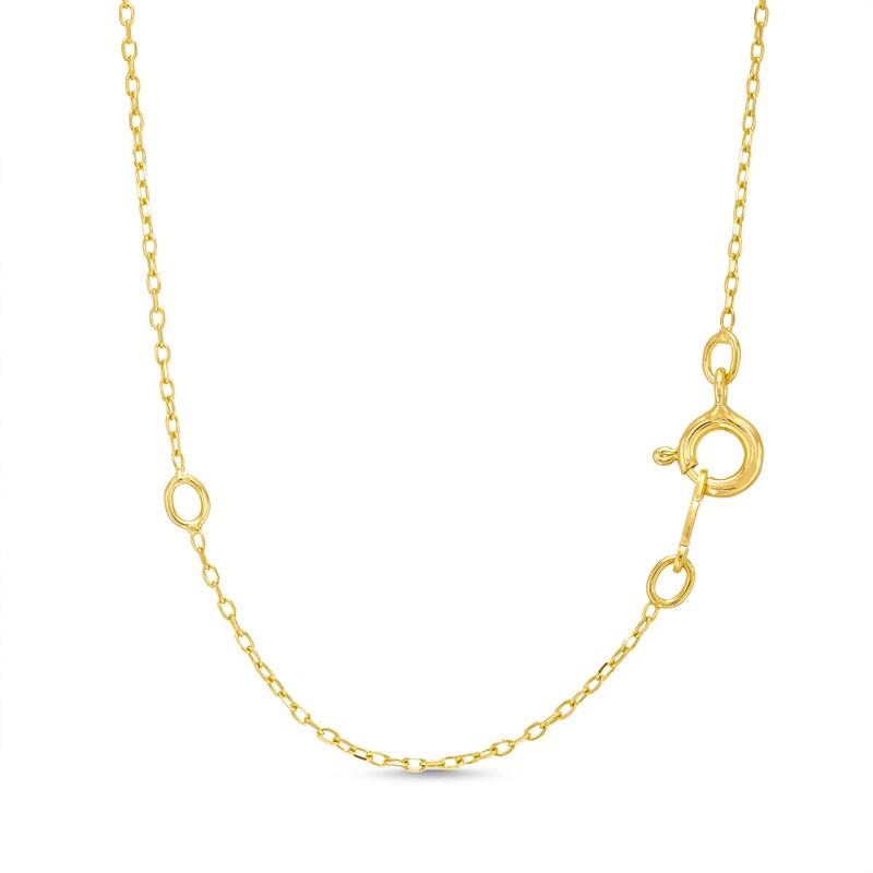 Main Image 3 of Oval Lab-Created Emerald and White Lab-Created Sapphire Burst Frame Pendant in Sterling Silver with 18K Gold Plate