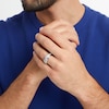 Thumbnail Image 2 of Men's 1-1/2 CT. T.W. Certified Lab-Grown Diamond Ten Stone Slightly Slanted Band in 14K White Gold (F/VS2)