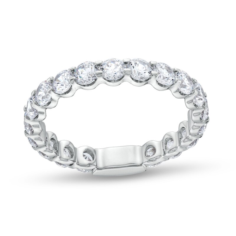 Main Image 1 of 2 CT. T.W. Certified Lab-Grown Diamond Eternity Band in 14K White Gold (F/VS2) - Size 7