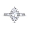 Thumbnail Image 4 of 1-3/4 CT. T.W. Marquise-Cut Certified Lab-Grown Diamond Frame Engagement Ring in 14K White Gold (F/VS2)