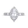 Thumbnail Image 3 of 1-3/4 CT. T.W. Marquise-Cut Certified Lab-Created Diamond Frame Engagement Ring in 14K White Gold (F/VS2)