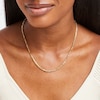 Thumbnail Image 2 of 3.0mm Box Chain Necklace in Semi-Solid 14K Gold - 22"