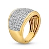 Thumbnail Image 3 of 1-1/2 CT. T.W. Diamond Multi-Row Dome Ring in 10K Gold