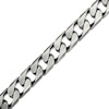 Thumbnail Image 1 of Men's 10.9mm Diamond-Cut Curb Chain Bracelet in Solid Sterling Silver with Gunmetal Grey Ruthenium - 9"