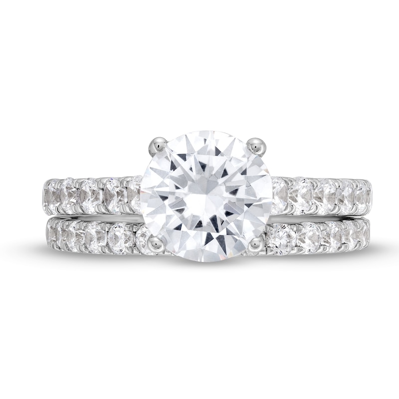 3 CT. T.W. Certified Lab-Created Diamond Bridal Set in 14K White Gold (F/VS2)