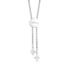Thumbnail Image 2 of Enchanted Disney Wish 1/8 CT. T.W. Diamond North Star Bolo Bracelet in Sterling Silver and 10K Gold - 9.75"