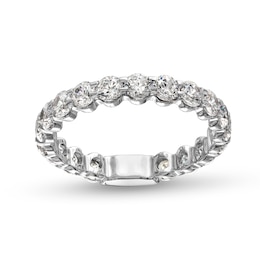 2 CT. T.W. Lab-Grown Diamond Eternity Anniversary Band in 14K White Gold (F/VS2)