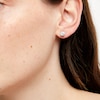 Thumbnail Image 2 of 2 CT. T.W. Certified Lab-Grown Diamond Solitaire Stud Earrings in 14K White Gold (I/SI2)