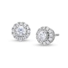 Thumbnail Image 1 of 1/2 CT. T.W. Diamond Frame Stud Earrings in 10K White Gold (J/I2)