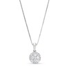 Thumbnail Image 1 of 1/2 CT. T.W. Multi Lab-Grown Diamond Pendant in 14K White Gold (F/SI2)