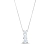 Thumbnail Image 0 of 1 CT. T.W. Journey Certified Lab-Created Diamond Three Stone Pendant in 14K White Gold (F/SI2)