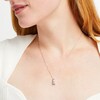 Thumbnail Image 2 of 1 CT. T.W. Journey Certified Lab-Grown Diamond Three Stone Pendant in 14K White Gold (F/SI2)
