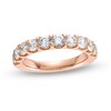 Thumbnail Image 1 of 1-1/2 CT. T.W. Diamond Ten Stone Anniversary Band in 10K Rose Gold